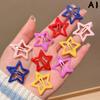 10Pcs/Set Cute Colorful Star Pentagram Y2K Five-Pointed Star Hair Clip
