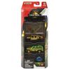 Matchbox Jurassic World 5-Pack Assorted Vehicle Toys, 4 Mini Cars and 1 Dinosaur Minifigure, Ages 3+, Multi-Purpose, JGL60