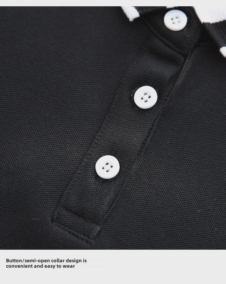 Boys' Long-Sleeve Velvet Polo Shirt - White School Uniform for Older Children In Winter