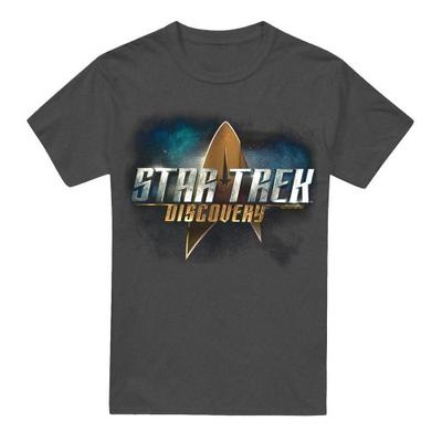 Звездный путь: Футболка унисекс для взрослых Discovery с логотипом