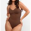 Plus Size Thong Hip Lift Seamless Shapewear Women's Corset Halter Bodysuit