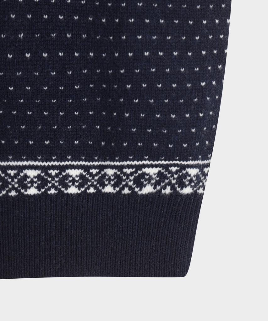 BROOKS BROTHERS Wool Holiday Fair Isle Crewneck Sweater (Multi) (Bbwrmff403)