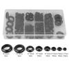 180pcs Box Rubber Grommet 8 Sizes Assortment Set for Protect Wire Cable Hose