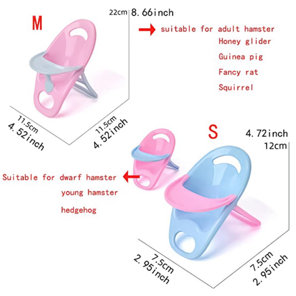 Мини-стул для кормления домашних животных, обеденный стул, аксессуары для домашних животных, реквизит для фотосессии для хомяка, морской свинки, ежиков (Случайный цвет)
