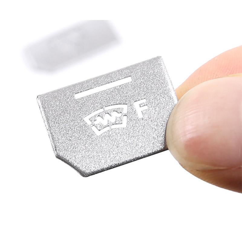 For Land Rover Range Rover Evoque 2012-18 Aluminum Car Air Conditioning Switch Button Air Conditioning Button Sticker Auto