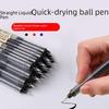 Быстросохнущая шариковая ручка с черным гелевым наконечником 0,5 мм для экзаменов