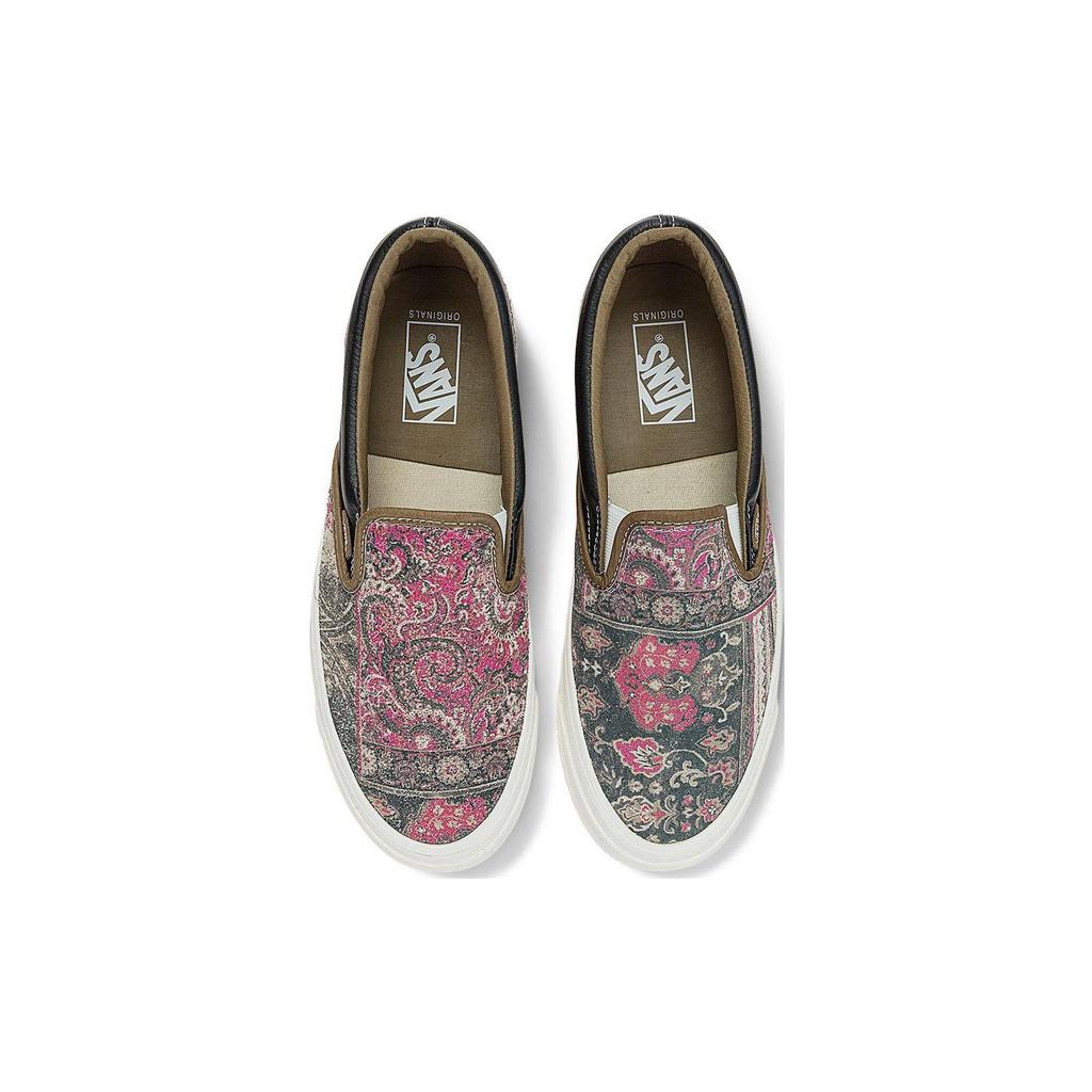 Vans Слипоны OG Classic Slip-On LX Grannys Rug Stargazer — кроссовки унисекс-кенгуру, коричневые VN0A32QNBYW