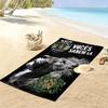 Name Custom Sporting CP Logo Print Beach Towel, Large Soft Quick Dry Towel for Beach Camping Swimming