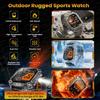 Новая смарт-часы с суперемкостью аккумулятора 1400 мАч, GPS-трекер маршрута, для улицы, военные, взрослые, водонепроницаемость 10 ATM, для плавания