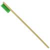 Bamboo Handle Nylon Brush, Toothpicks, 3 Rows