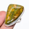 Ocean Jasper Handmade 925 Sterling Silver Gift Jewelry Ring Size 8.5 i2Z06