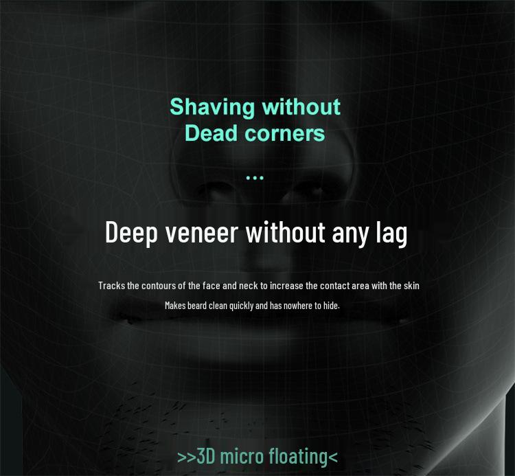 Компактная стальная мини-бритва: Электрический, Водонепроницаемый, Портативный с Цифровым Дисплеем - Идеальный Мужской Подарок.