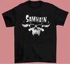 Новая футболка с логотипом группы Samhain Подарок Черная Унисекс, Размер S-5XL