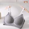 Женское осенне-зимнее новое модное нижнее белье с надписью на плечевом ремне, красивой спинкой, без следов, с мягкой поддержкой, для маленькой груди, собирающее
