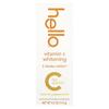 Hello Vitamin C Whitening, Cavity Prevention Fluoride Toothpaste, Natural Peppermint, 113g (4oz)