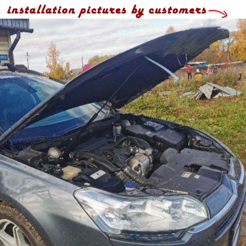 Газовый упор капота для Citroen C5 x7 Tourer 2007-2017 ТОЛЬКО ОДИН УПОР Газовый амортизатор Стойка для подъема Передний капот Модификация Пружины Амортизатор