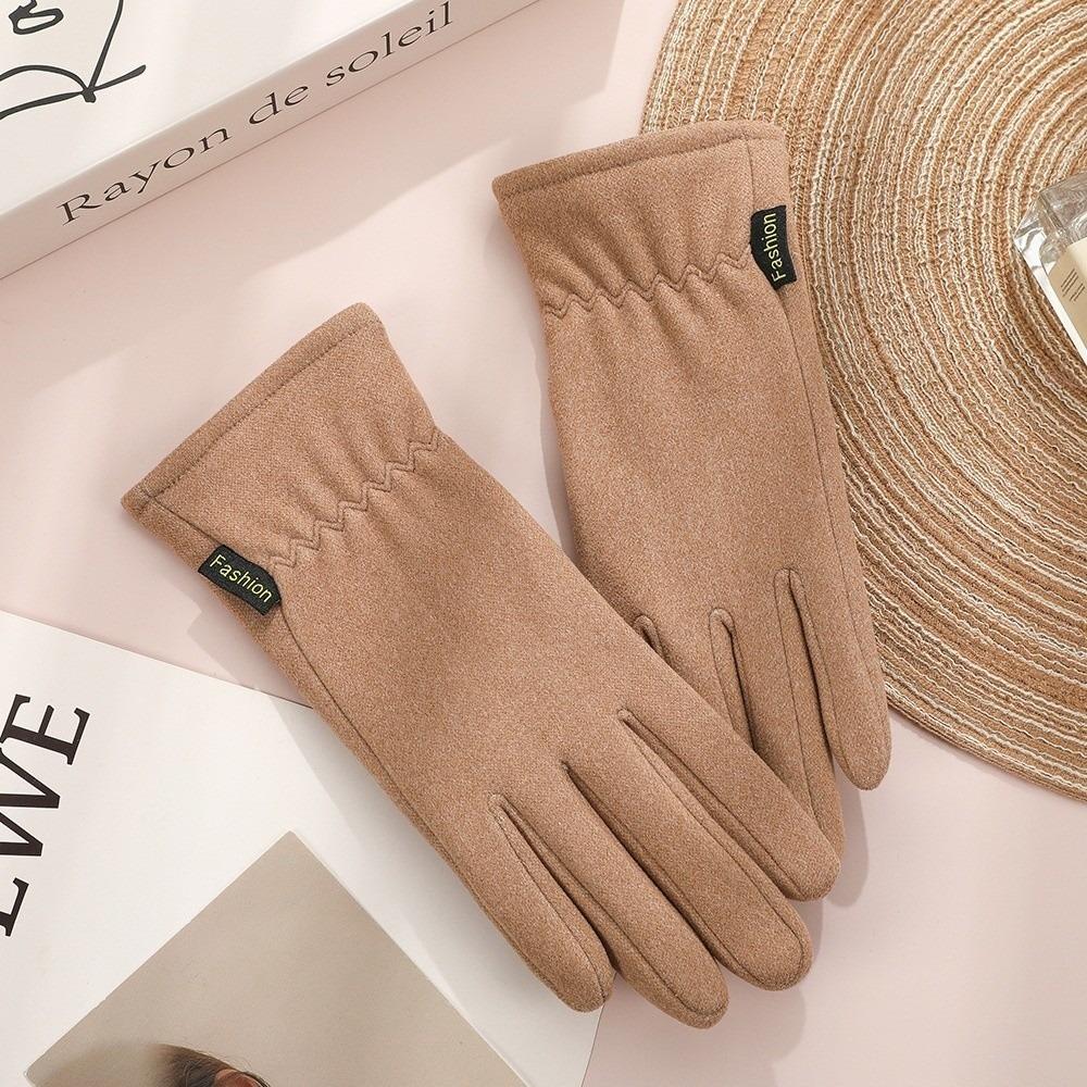 Touchable Screen Winter Gloves Plush Skiing Gloves New Driving Mittens  for Outdoor Cycling Skiing