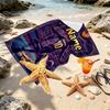 Custom Name Personalized Leo Messi Print Beach Towel, for Trip Camping Beach Party Home Decor, Birthday Gift for Family & Friends