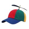 Top Hat Rainbow Detachable Hat Nerd Crazy Hat Silly Hat And Adjustable Spiral For Adults Costumes