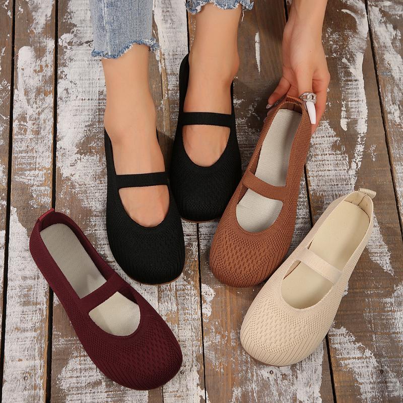 2024 Autumn Women's Shoes Large Size Shallow Mouth Singles Footwear Outdoor Low Cut Casual Shoes Comfortable Ladies Flat Zapatos