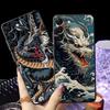 Чехол для телефона Samsung Galaxy A25 A16 A52 A36 A37 A12 A73 A51 A05 A70 A06 A50 A57 A15 A55 A41 A53 A17 A23 A13 Крутой Дракон