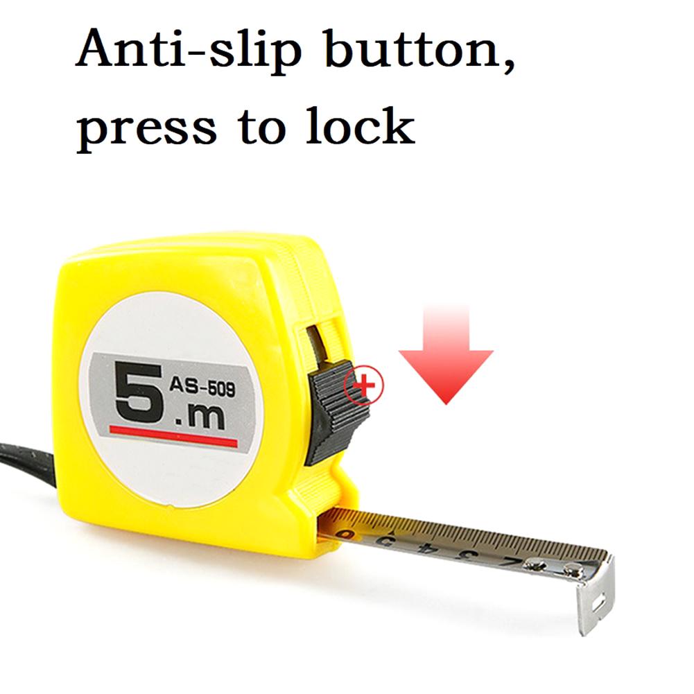 АБС-пластик + нержавеющая сталь рулетка портативная красный желтый 1 шт.