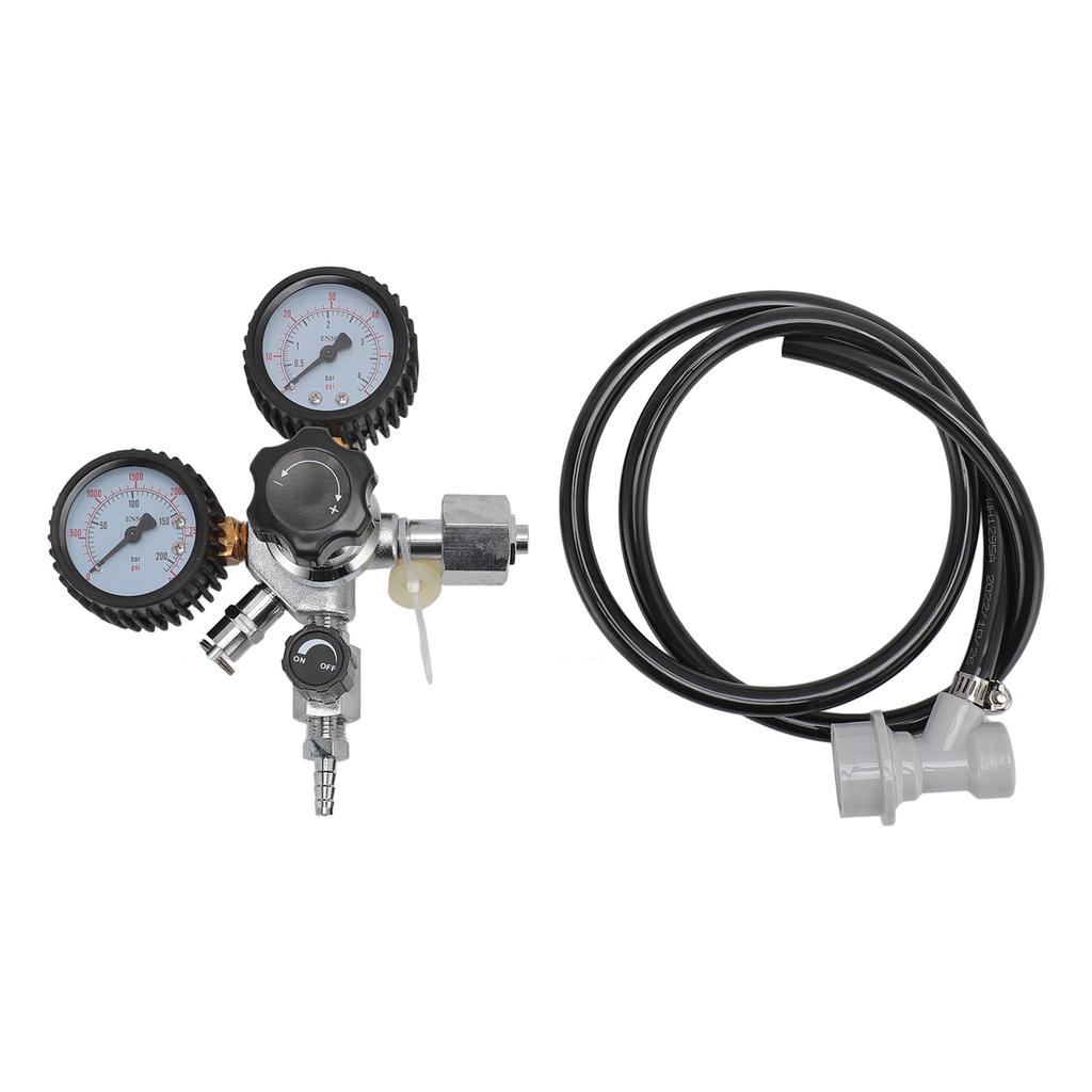 Регулятор CO2 W21.8 Регулятор давления для бочонков CO2, герметичный регулятор разливного пива для домашнего пивоварения