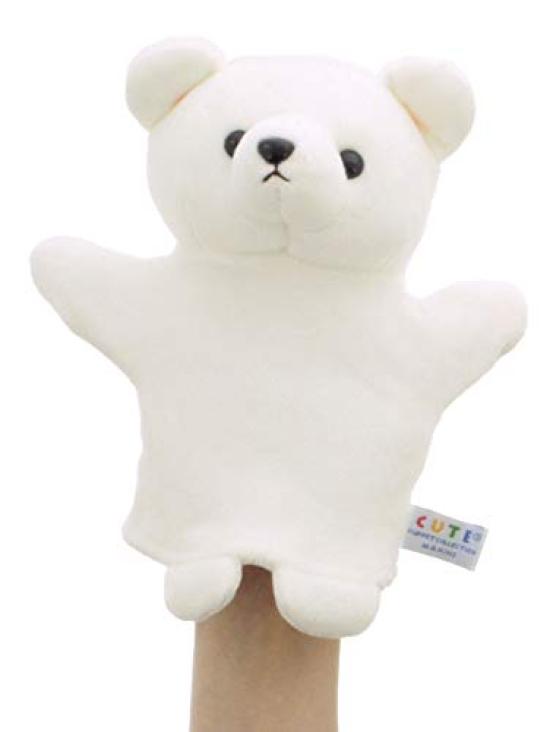КОЛЛЕКЦИЯ КУКОЛ МОРСКОЙ Белый медведь Ручная кукла для детей