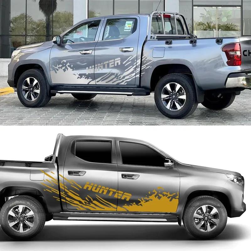 Для Changan Hunter F70 Omega Sigma Пикап Боковая Наклейка на Кузов Графика для Грузовика Наклейка Splash Grunge Наклейка на Багажник Чехол для Автомобиля Автоаксессуары