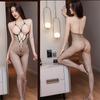 Women Open Crotchless Bodystocking Transparent Sexy Lingerie Sex Bodysuit Full Body Stockings Underwear Erotic Costumes