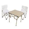 Набор стульев для кемпинга, переносной складной квадратный стол из алюминиевого сплава с высокой нагрузкой
