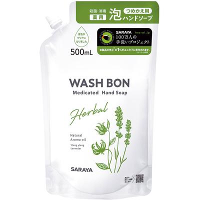 Washbon WASH BON Сменный блок 500 мл (Квази-лекарство) Другое пенное жидкое мыло Возьмите необходимое количество в руки, тщательно вымойте руки и