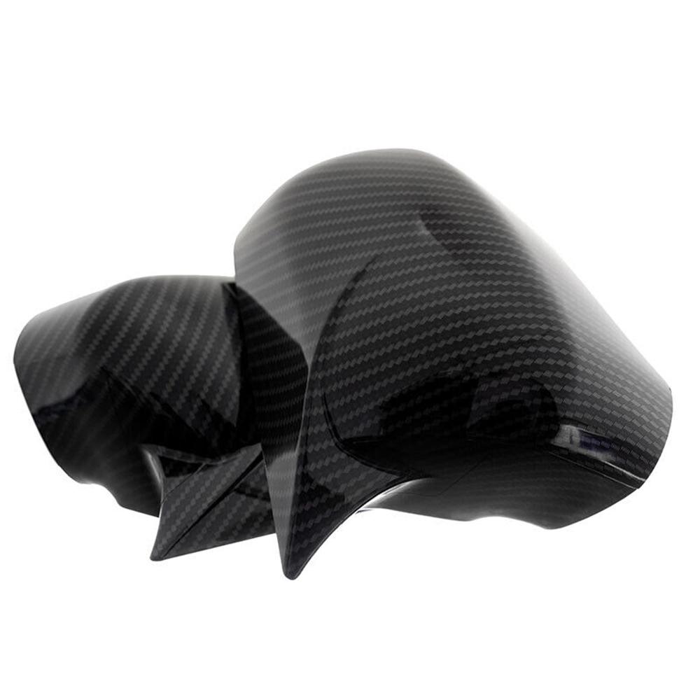 2X Для Honda Civic 8-го поколения 2005-2011 Крышка накладка бокового зеркала заднего вида автомобиля Карбоновое волокно