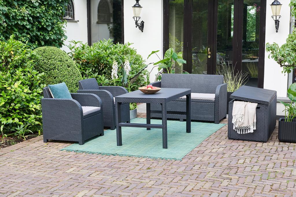 Stolik Stół Ogrodowy Na Taras Balkon Kawowy Regulowany 2W1 KETER 