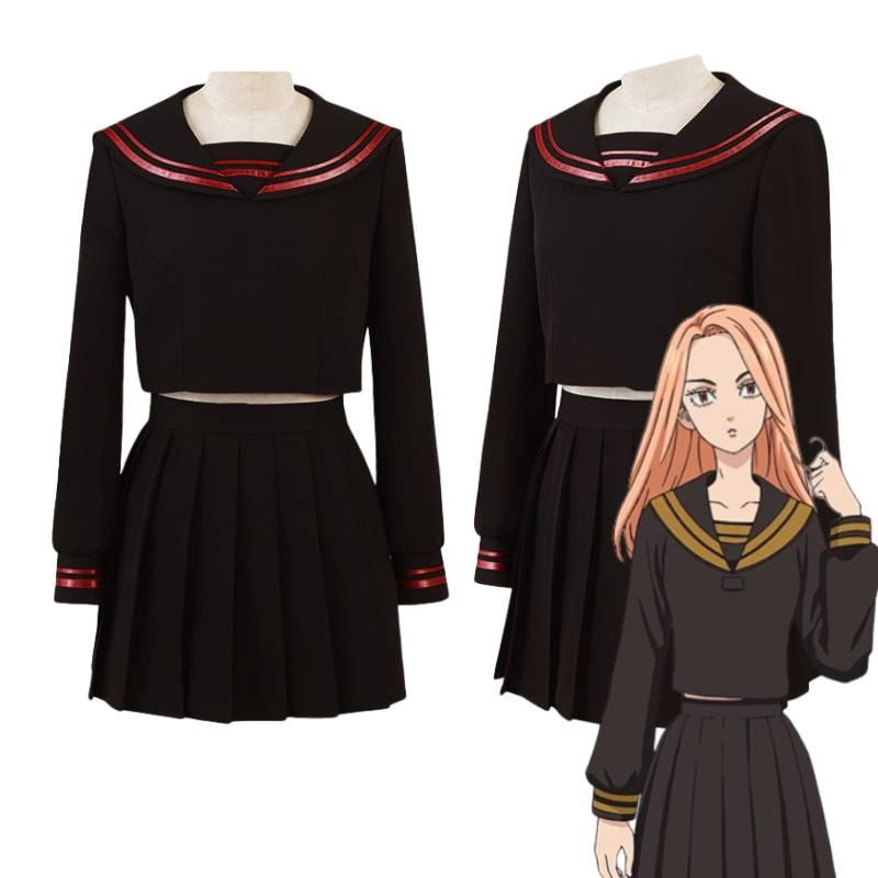 Косплей школьницы в японском стиле с нашим костюмом для косплея «Токийские мстители»