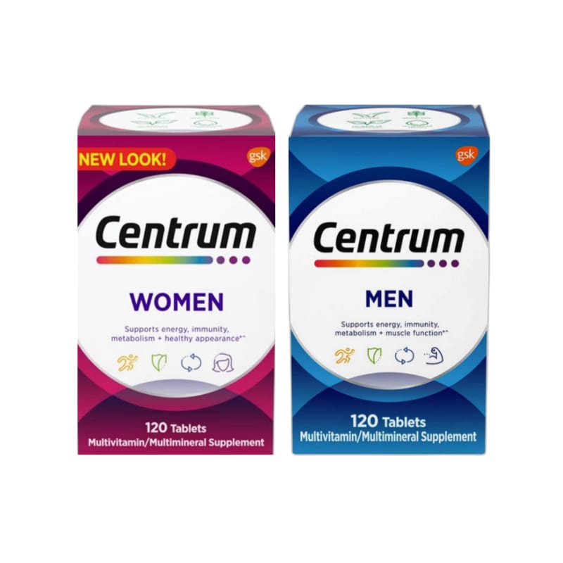 Centrum Men's Multivitamin for Women, 240 Tablets (120 Tablets + 120 Tablets)
