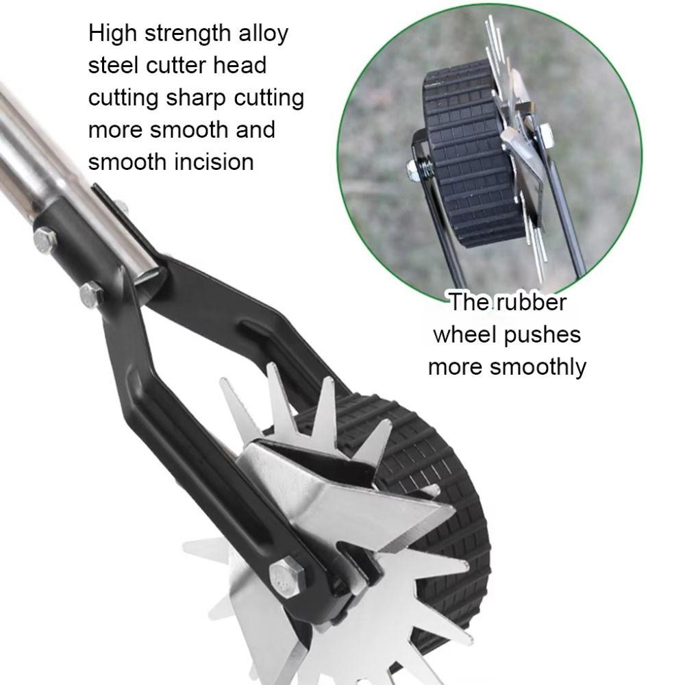 Adjustable Handle Garden Edging Tool Fast Lawn Edger Manual Lawn Trimmer Precision Edging