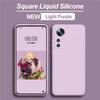 Чехлы для XIAOMI 12 Lite, мягкий жидкий силиконовый чехол для телефона для Xiaomi 12/12 Pro/12Lite 5G/12T Pro OnePlus 9 Redmi Note 10 11s 11, чехол с квадратным краем