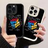 JT468 Кубик Рубика для iPhone 17 16 15 14 13 Pro Max Samsung S26 S25 Ultra A17 A07 A56 A16 Xiaomi 15T Redmi 15c 14C Мягкий чехол