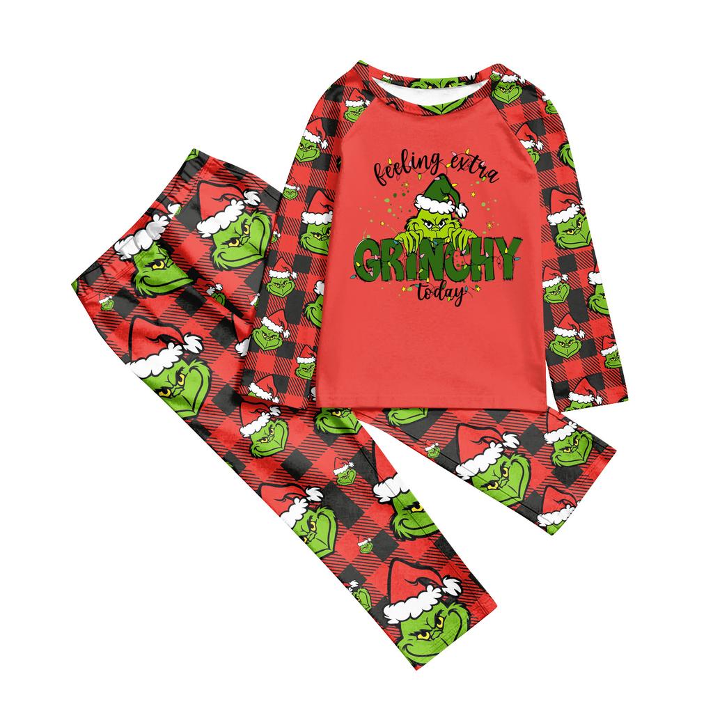 Мультяшный принт с буквами, семейный комплект с длинным рукавом, костюм родитель-ребенок, домашний костюм, осень