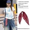 Product Name: "Women's Red Layered Belt Scarf - Sweet and Stylish Waist Accessory"