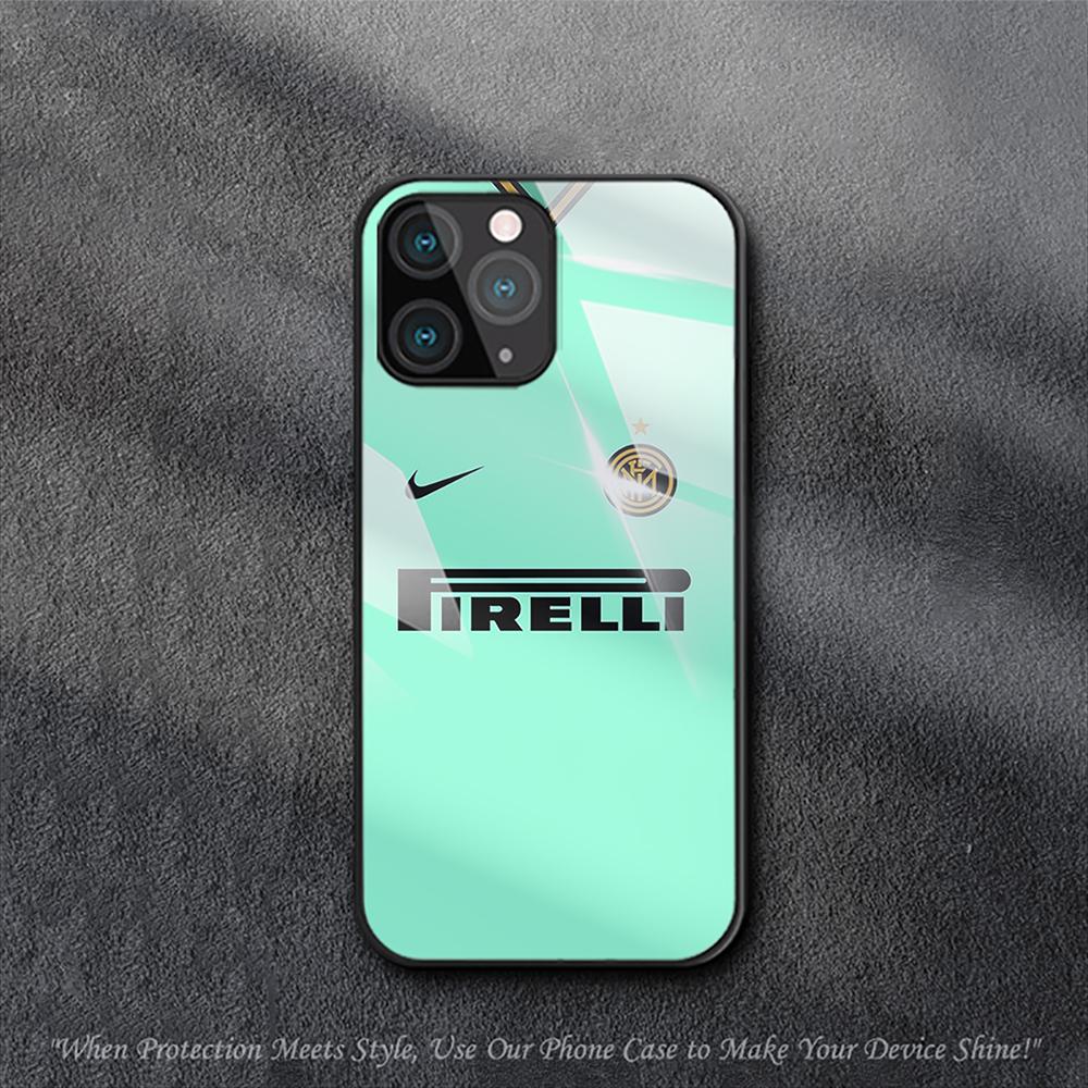Чехол Inter Football Milan для iPhone Samsung Galaxy Redmi Note S 17 16 15 14 13 20 24 25 54 Pro Max Ultra Fe Air Закаленное Стекло