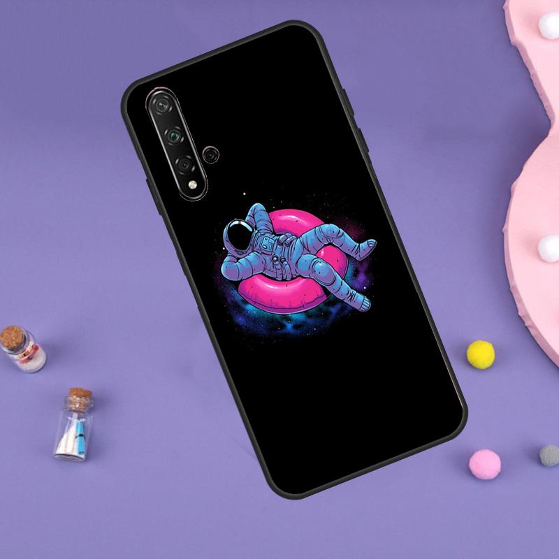 Astronaut Star Space Case For Huawei P30 P20 P40 Lite Nova 5T 11i 8i 3i 9 10 SE 11 Pro Y90 Y70 Y61 Y60 Y91 Cover