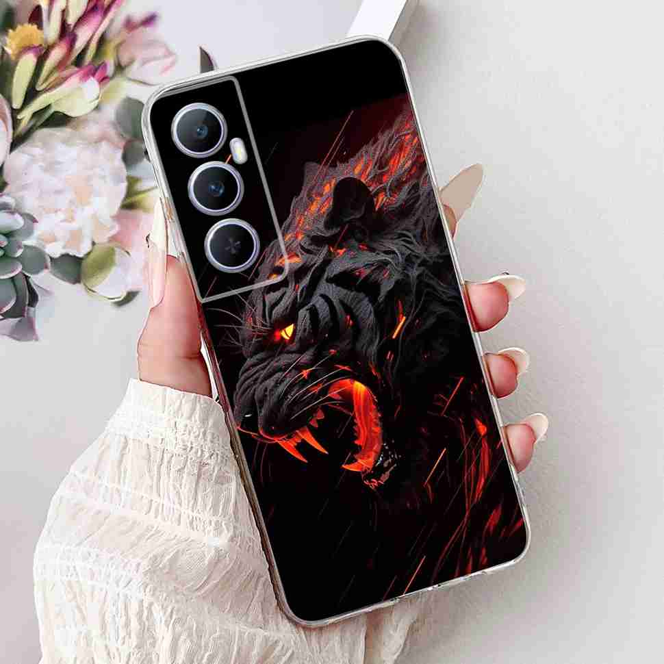 For Realme C65 4G 2024 Case Soft Silicone Colorful Butterfly Cover Case For Realme C 65 C65 Fundas RMX3910 Full Protective Case
