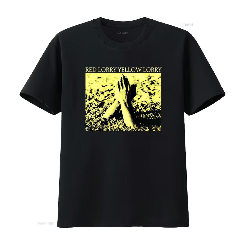 Best Match Red Lorry Yellow Classic Premium T Shirt Size S 5XL with Striking Hand Print Design vintage Washed designer clothes