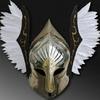Viking Helmet Fountain Guard Wing Helmet Armor Viking Steel Brass Helmet