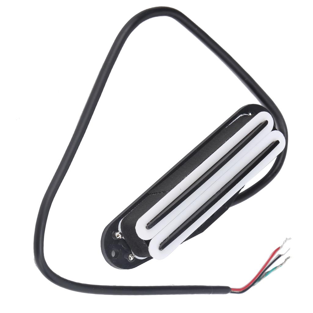 11K Dual Hot Rail Humbucker Pickup Ceramic Magnet ABS Аксессуары для электрогитары Белый Черный рельс