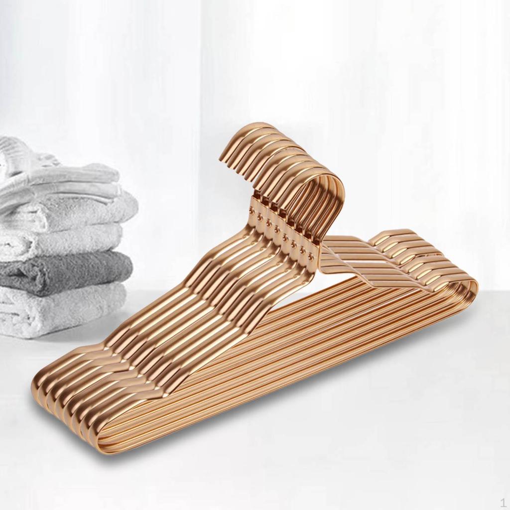 10 шт. Алюминиевый сплав Вешалки для одежды Органайзер для шкафа Сушилка для белья Дом