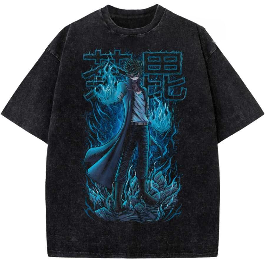 Hot Anime My Hero Academia All Might Graphic Tee Men Women Clothing Washed Cotton Tshirt Casual Loose Tshirt Harajuku T Shirt