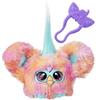 Hasbro Furby Furblets Remix Mini Friends, 45+ Sounds, Furby Language Only, Powered Plush Toy, Ages 6+, Coral, G1401, Authentic